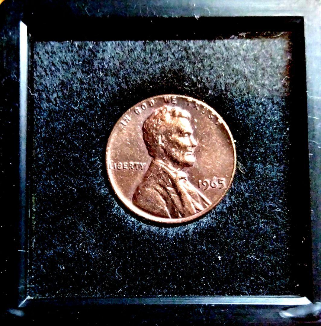 【美品】1965 SMS プルーフリンカーン メモリアルセント1C レッド