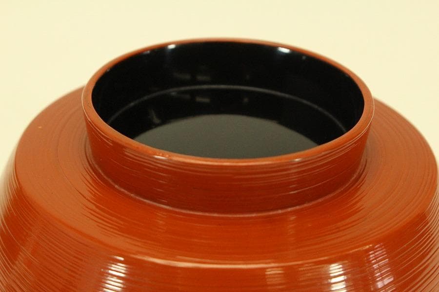 朱塗刷毛目 鴛鴦蒔絵 椀 一対 時代物(ZE659)