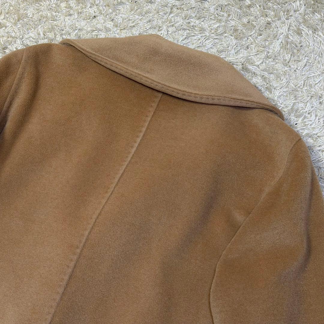 ☆良品☆マックスマーラ　アイコンコート　チェスター　キャメル　女優襟　40 L