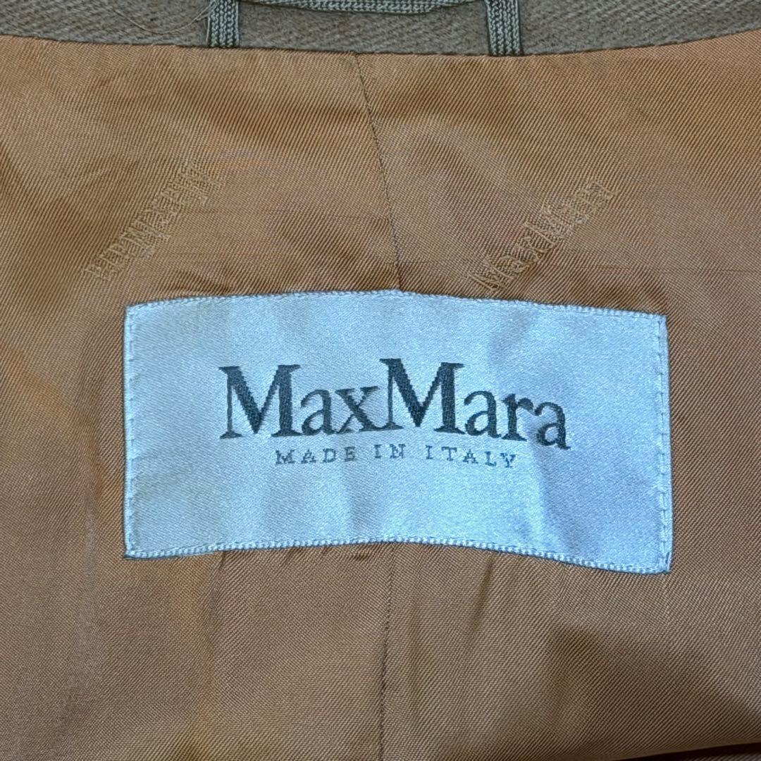 ☆良品☆マックスマーラ　アイコンコート　チェスター　キャメル　女優襟　40 L