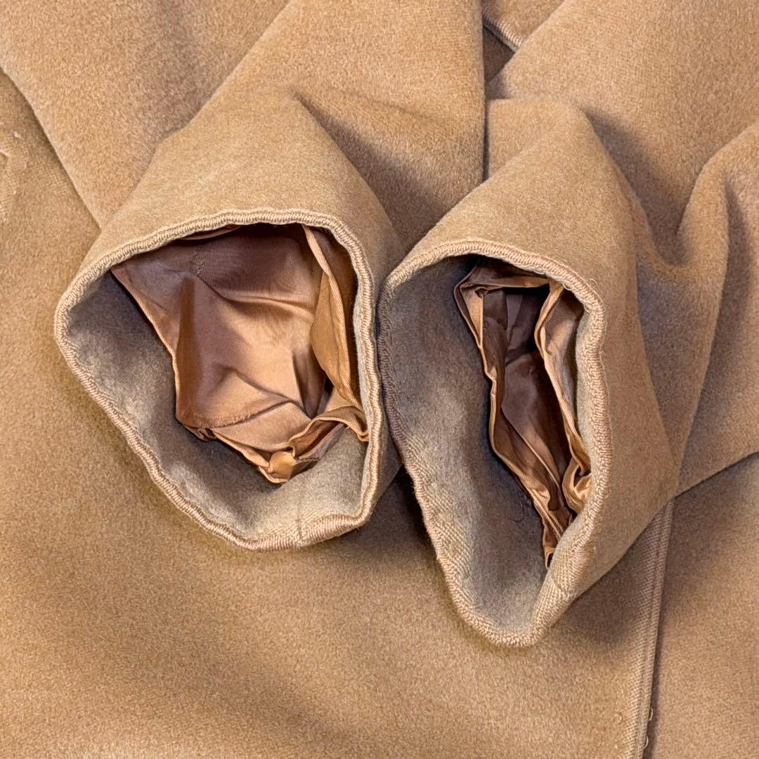 ☆良品☆マックスマーラ　アイコンコート　チェスター　キャメル　女優襟　40 L