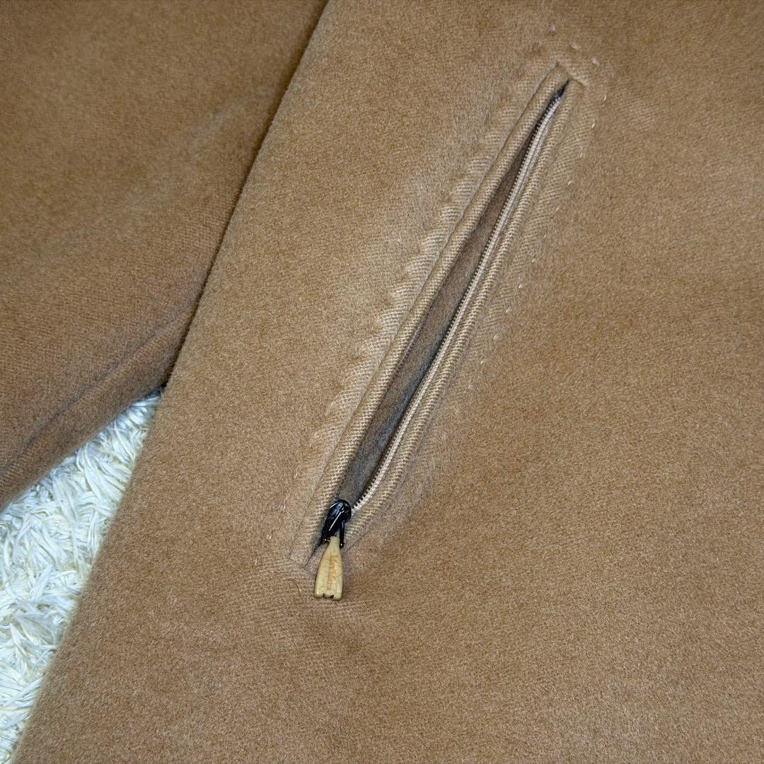 ☆良品☆マックスマーラ　アイコンコート　チェスター　キャメル　女優襟　40 L