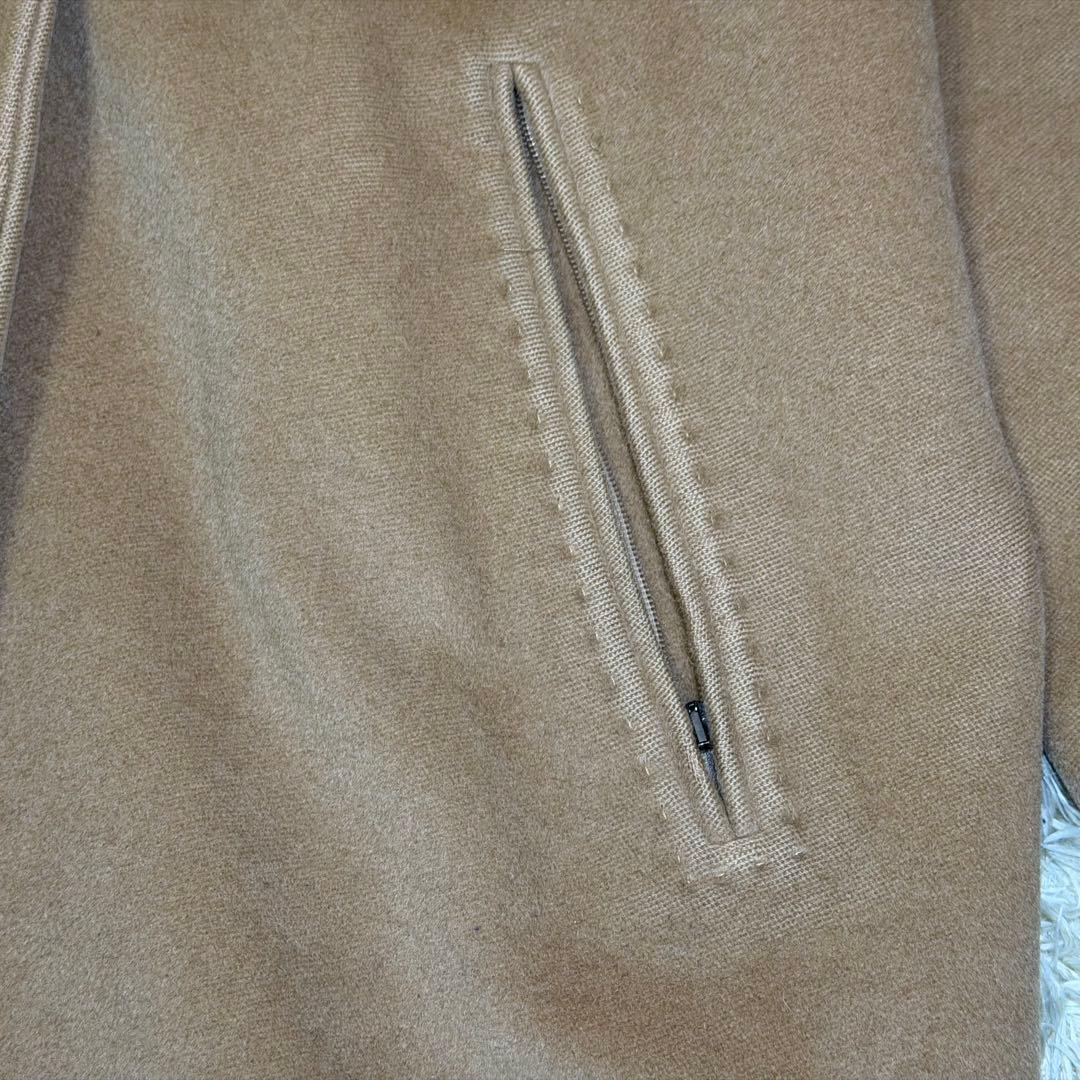 ☆良品☆マックスマーラ　アイコンコート　チェスター　キャメル　女優襟　40 L