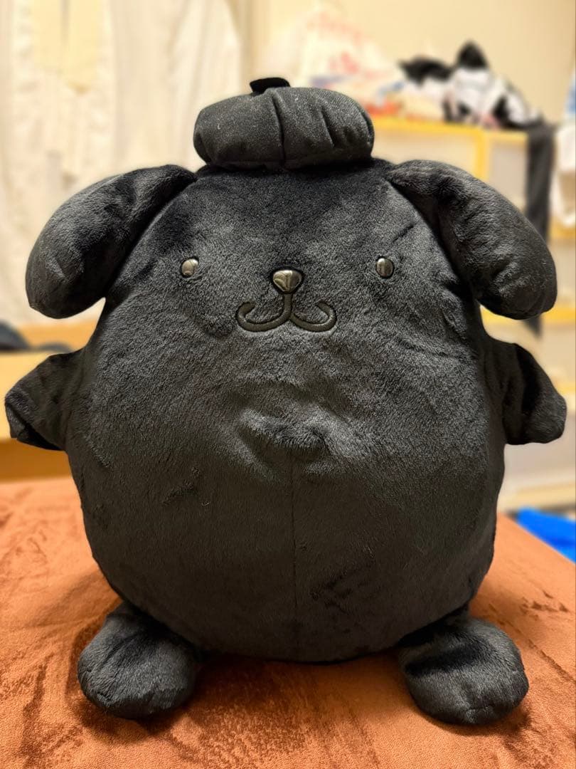 ポムポムプリン わくわくブラックフライデー BIGぬいぐるみ
