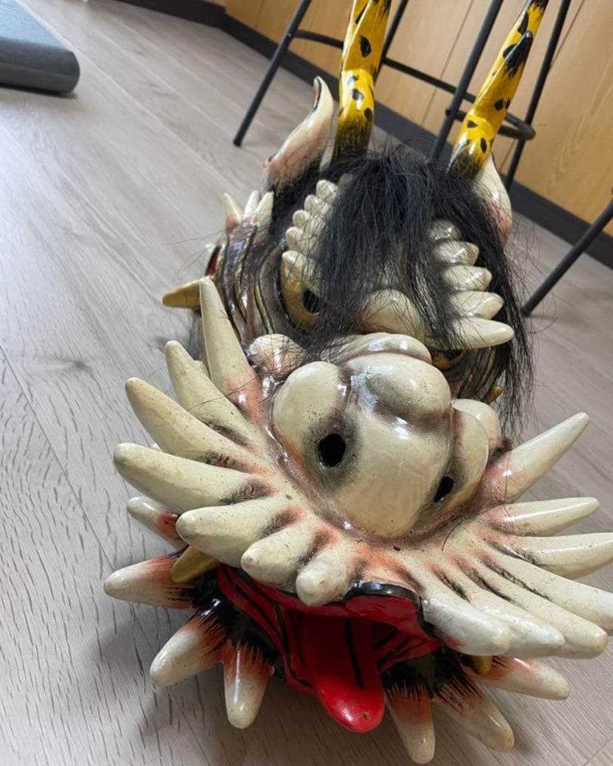 ね*ン様 神楽　大蛇　お面　石見神楽