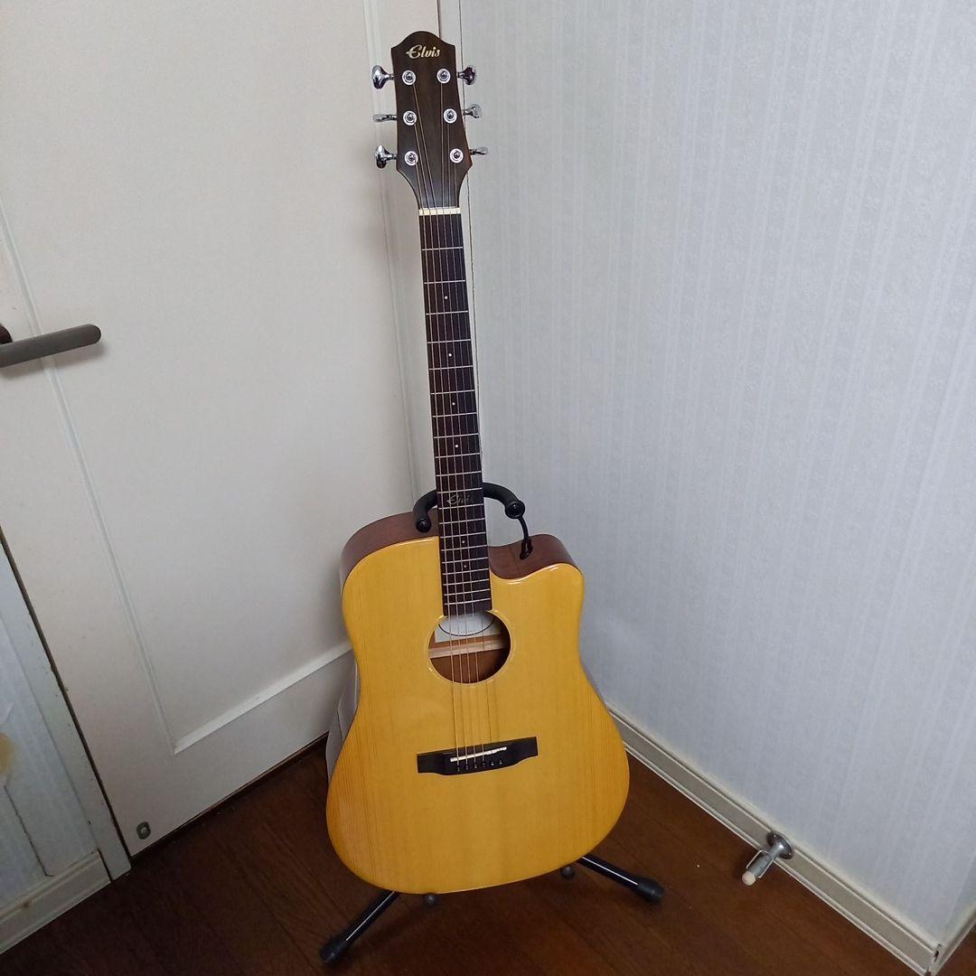『未使用に近い美品』ELVIS エルビス　アコ－スティックギター