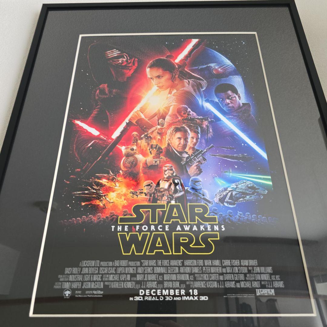 「スター・ウォーズ　フォースの覚醒」 ポスターフレーム