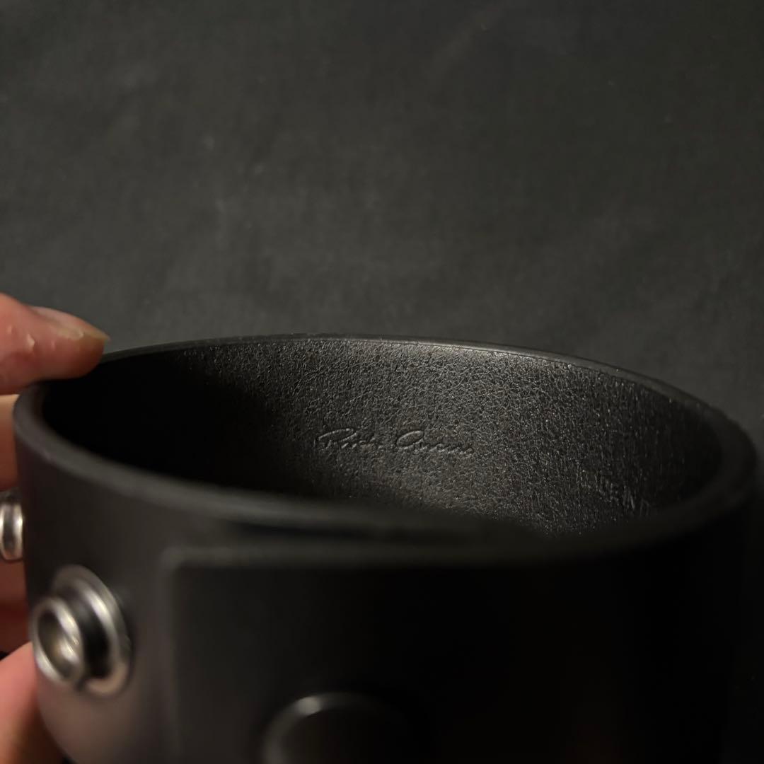 RICK OWENS 2025SS レザー ブレスレット