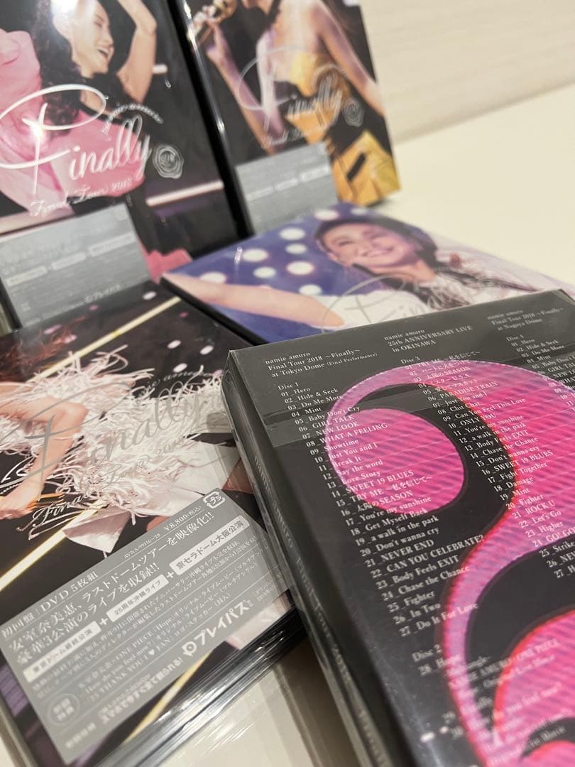 【新品・未開封】安室奈美恵 初回限定盤 Finally全5公演コンプリートセット