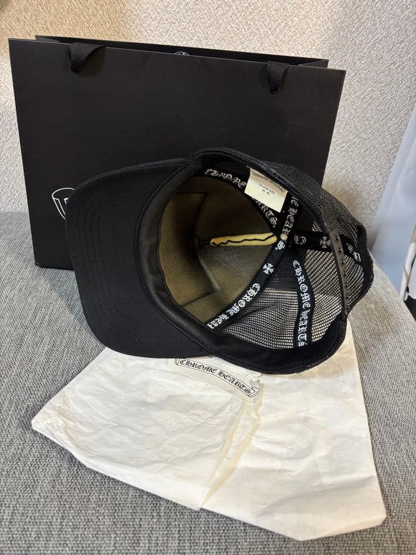 【美品】確実正規品　クロムハーツキャップ　国内正規品　ブラック