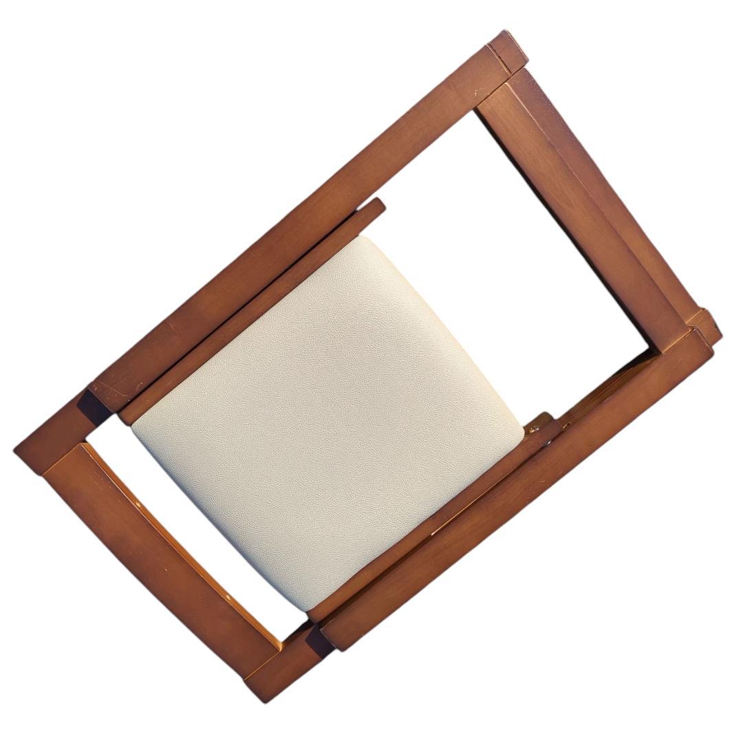 フォールディングチェア　木製　4脚セット