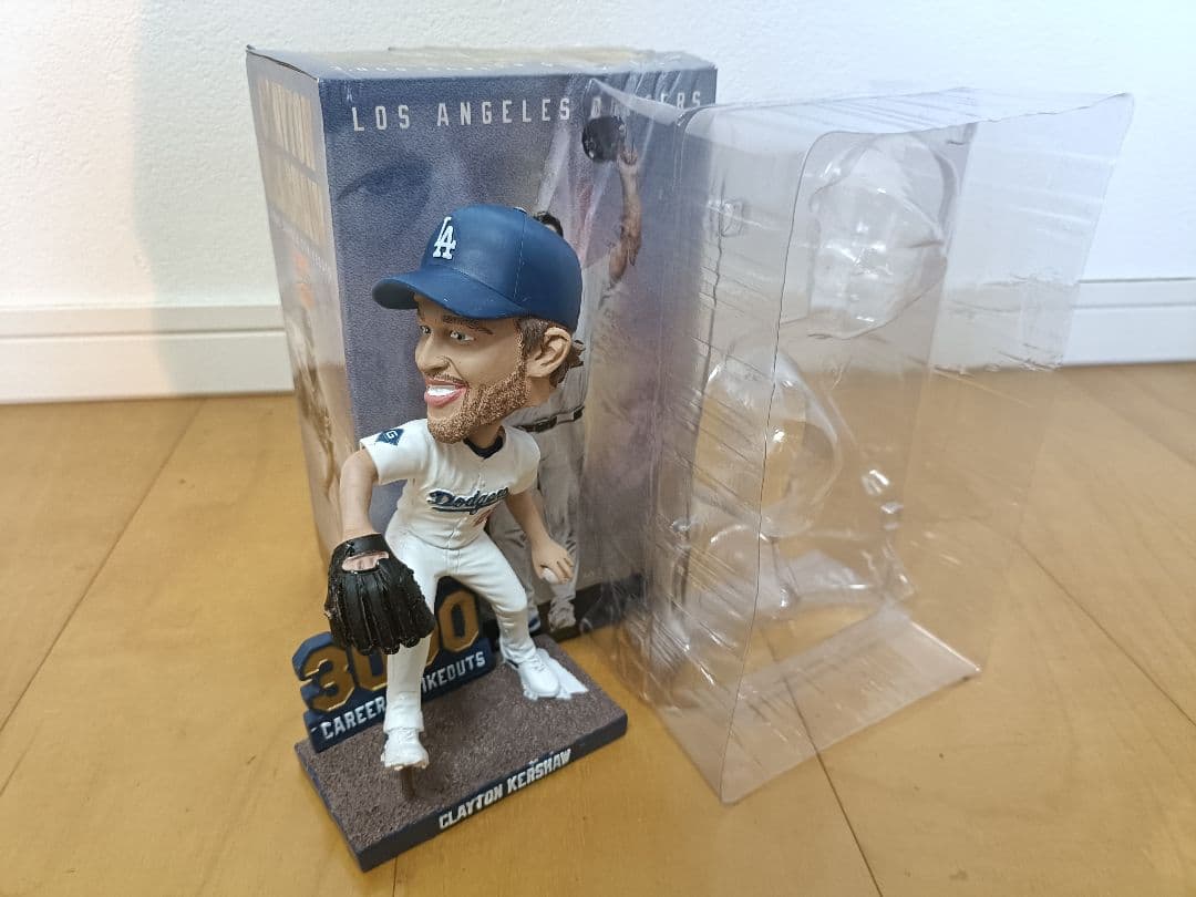 ドジャース Clayton Kershaw 3000奪三振記念ボブルヘッド