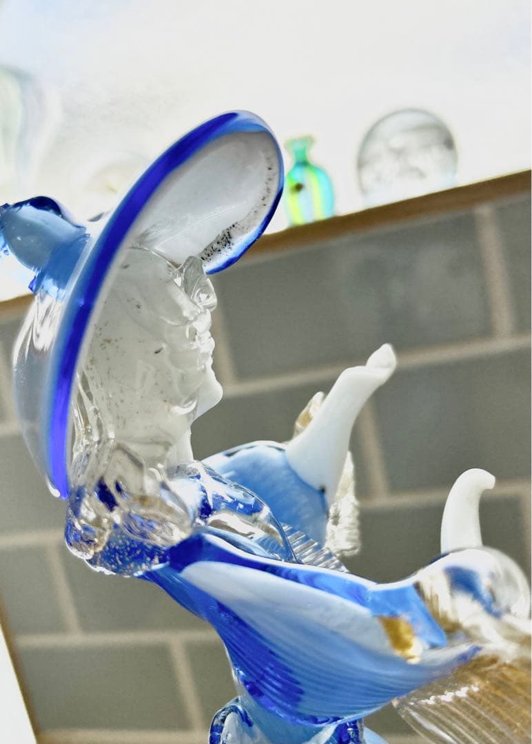 ベネチアン ガラス murano ムラーノ 貴婦人 ドール オブジェ 31㎝ 姫