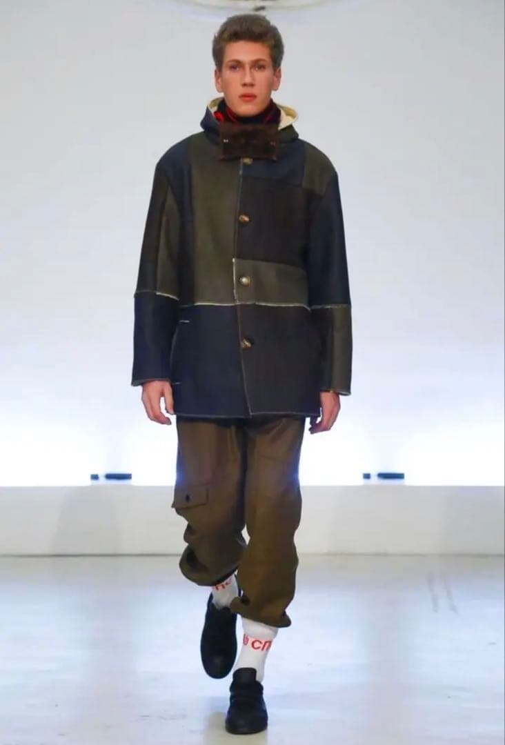 ジャケット・アウター Gosha Rubchinskiy PATCHWORK MOUTON M