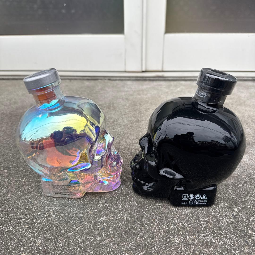 Crystal Head スカルボトル 2本セット