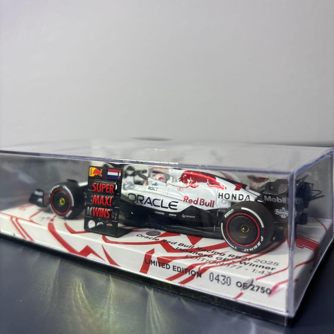 F1 1/43モデル　マックス・フェルスタッペン 2025日本グランプリ