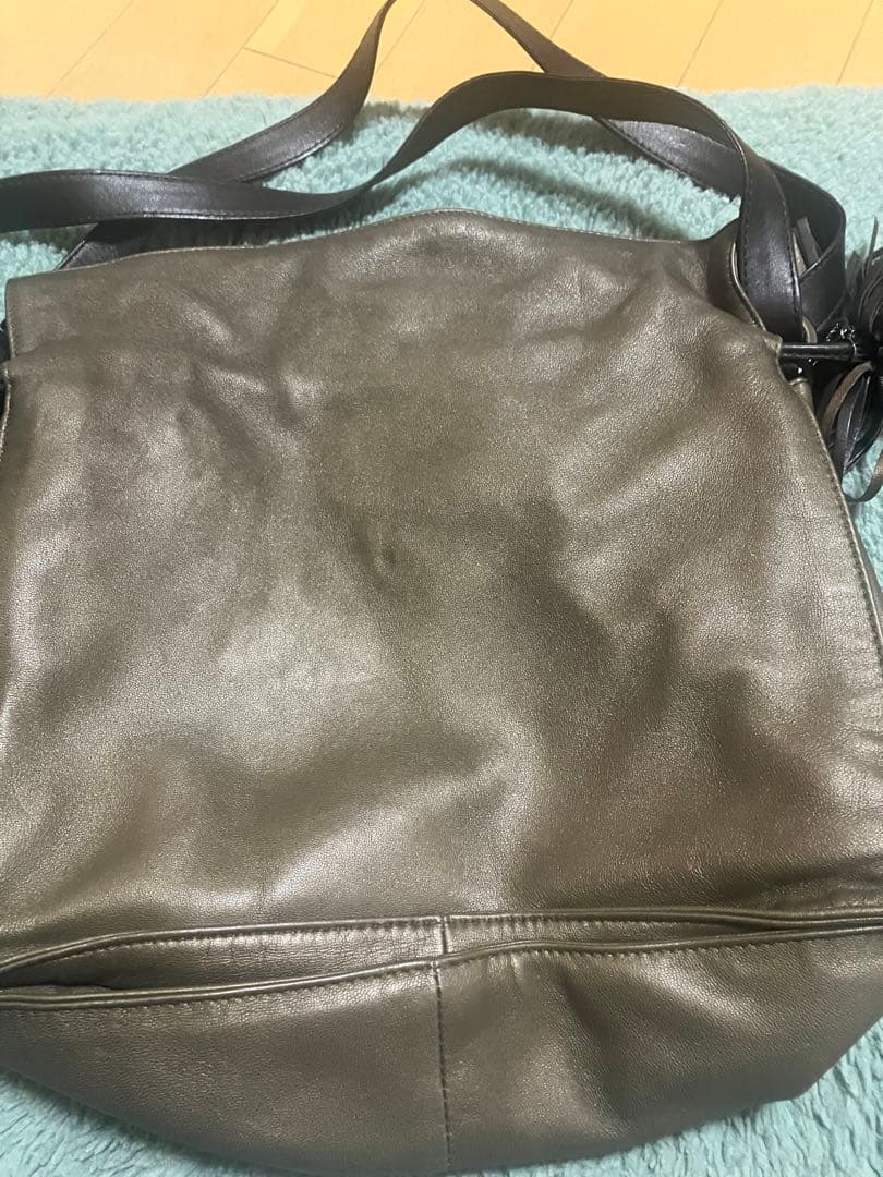 ロエベアナグラム ショルダーバッグ ナッパレザー