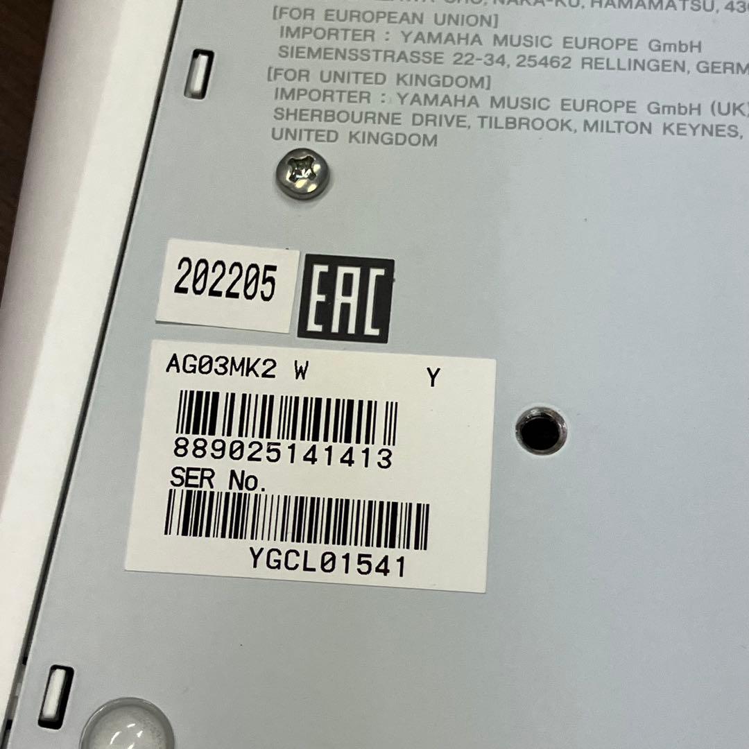 YAMAHA AG03 MK2 ミキサー 【6482258b】