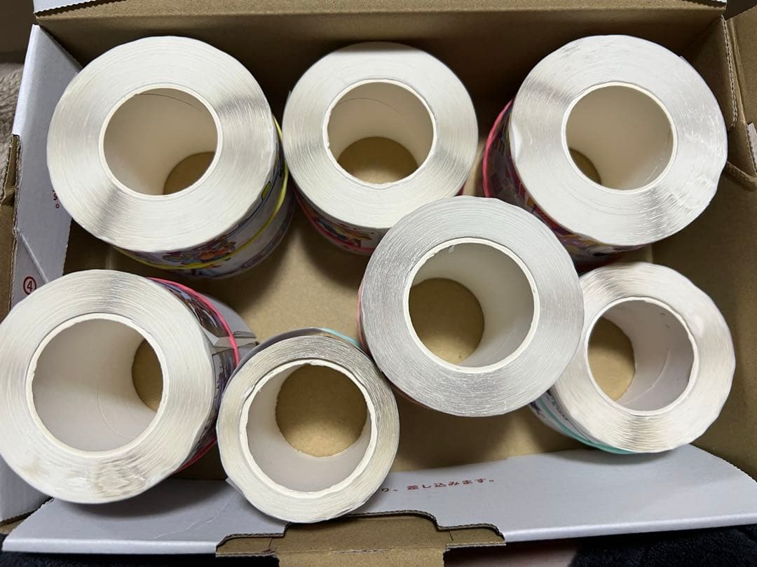 中古　Dきゃらロールシール 7種　上質紙素材