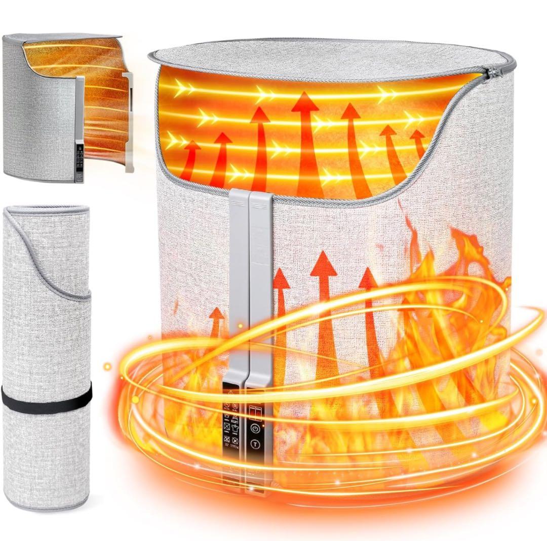 電気毛布 最大70℃ 防水複合素材 5段階温度調整 タイマー機能付き