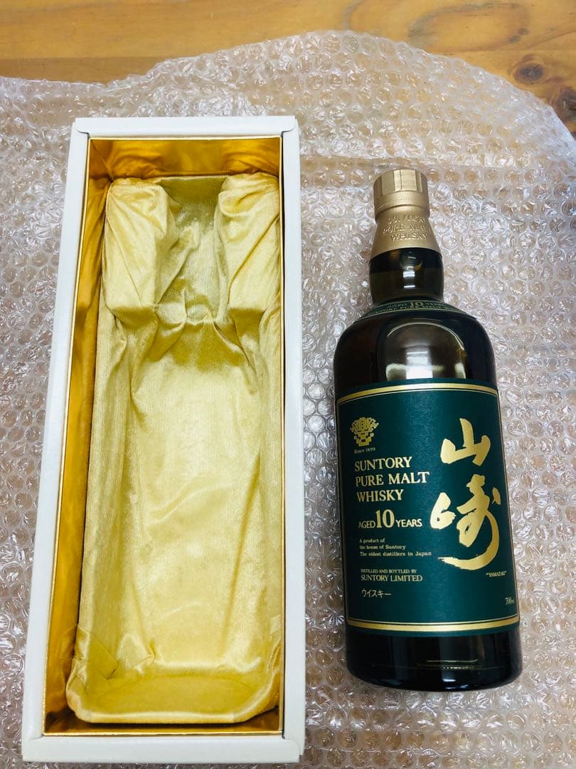 サントリー 山崎 10年 ピュアモルト グリーンラベル10年 700ml 箱付