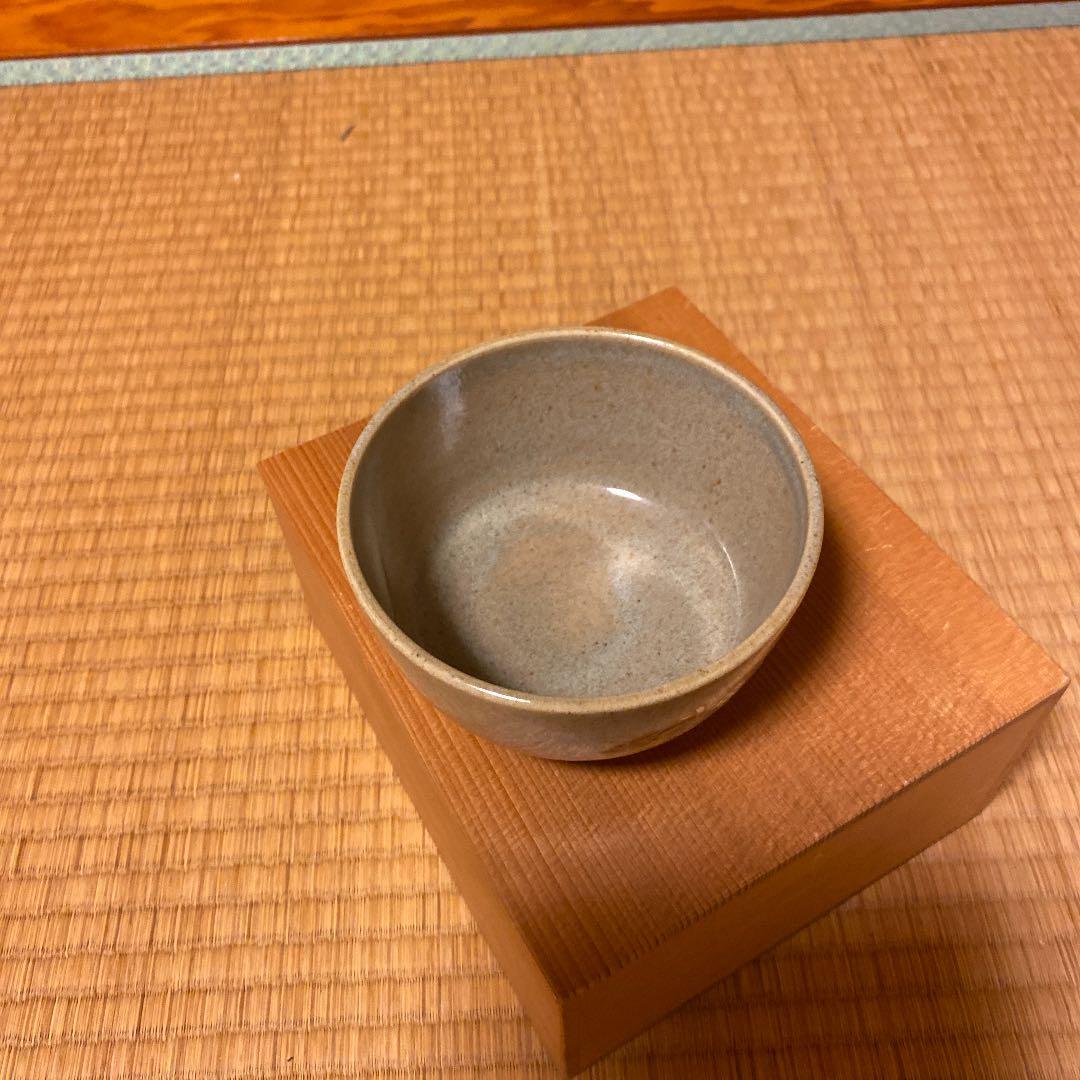 膳所焼　抹茶茶碗