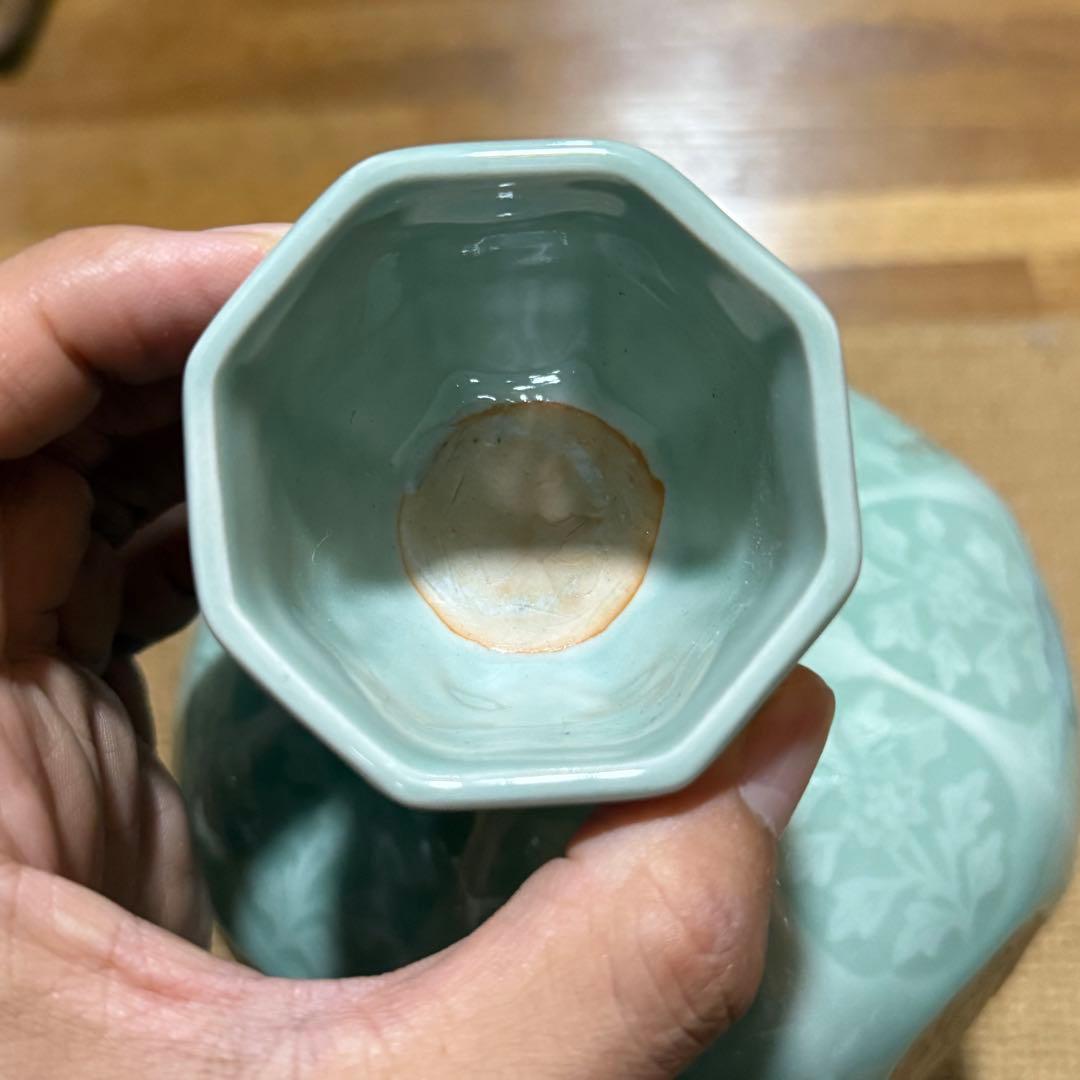 中国龍泉 青磁 花器 花瓶 茶入 置物 茶道具