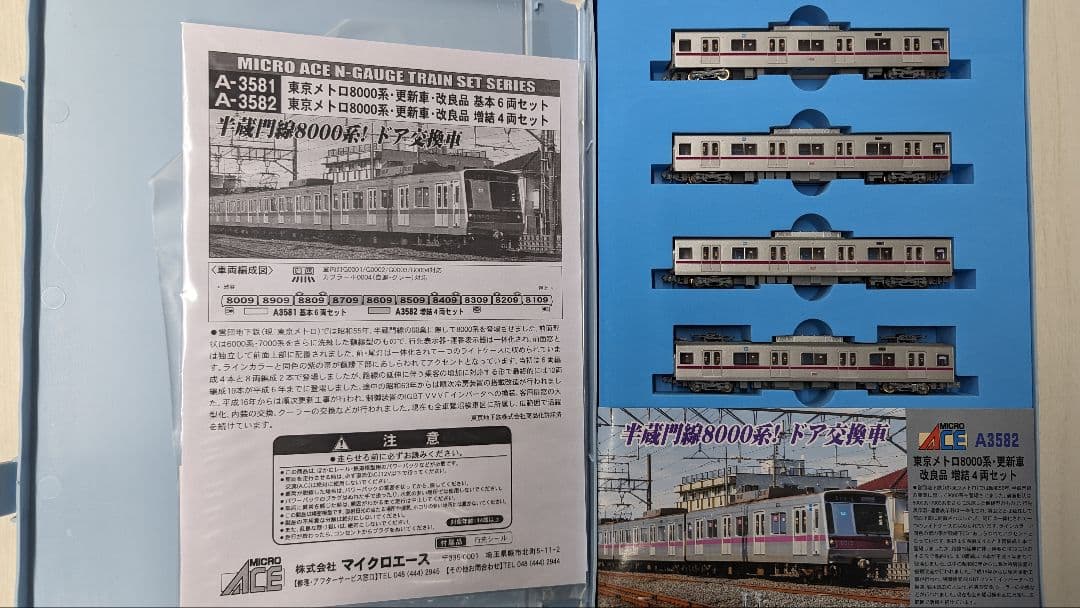 東京メトロ半蔵門線 8000系 更新車/改良品 基本+増結10両セット