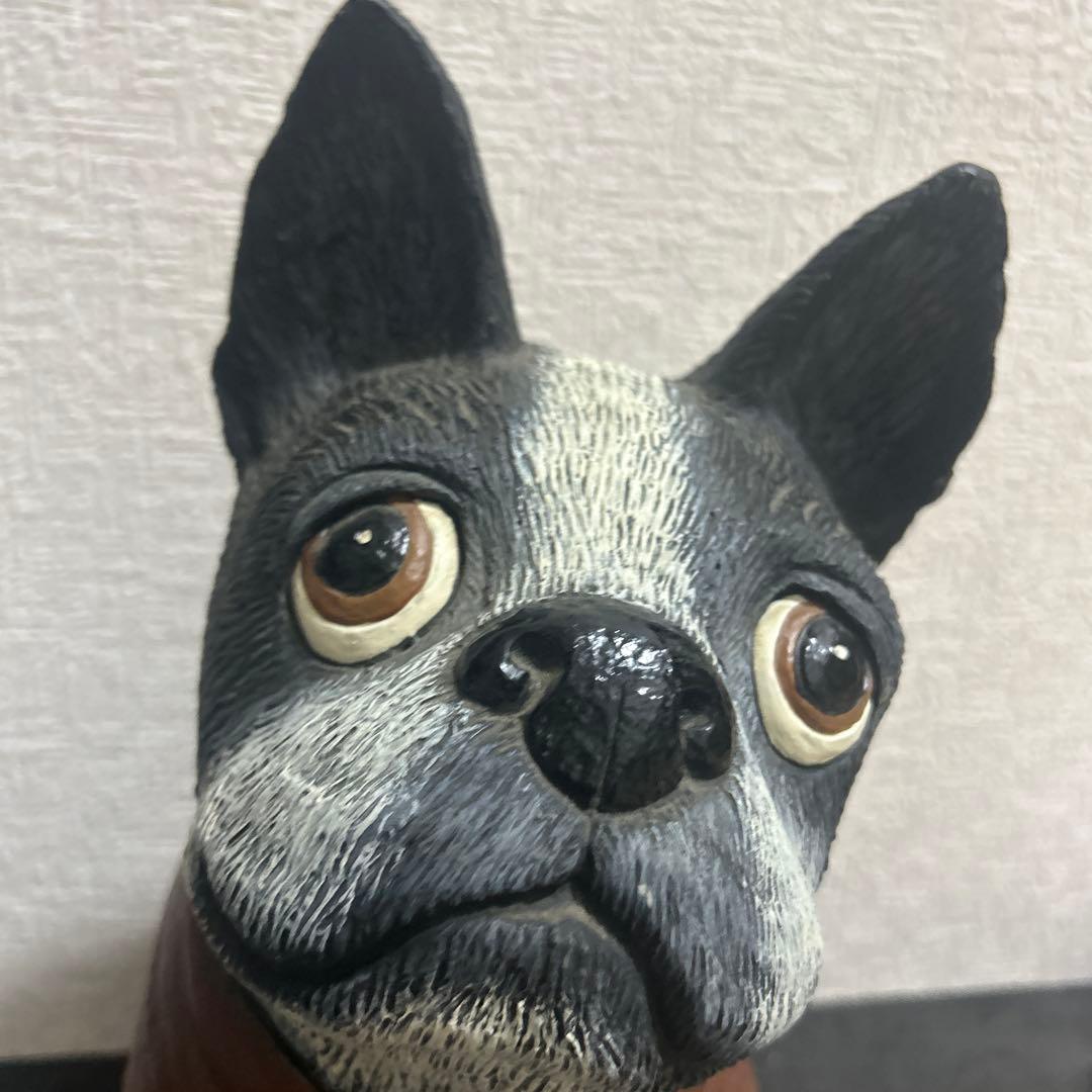 フレンチブルドッグ　置物