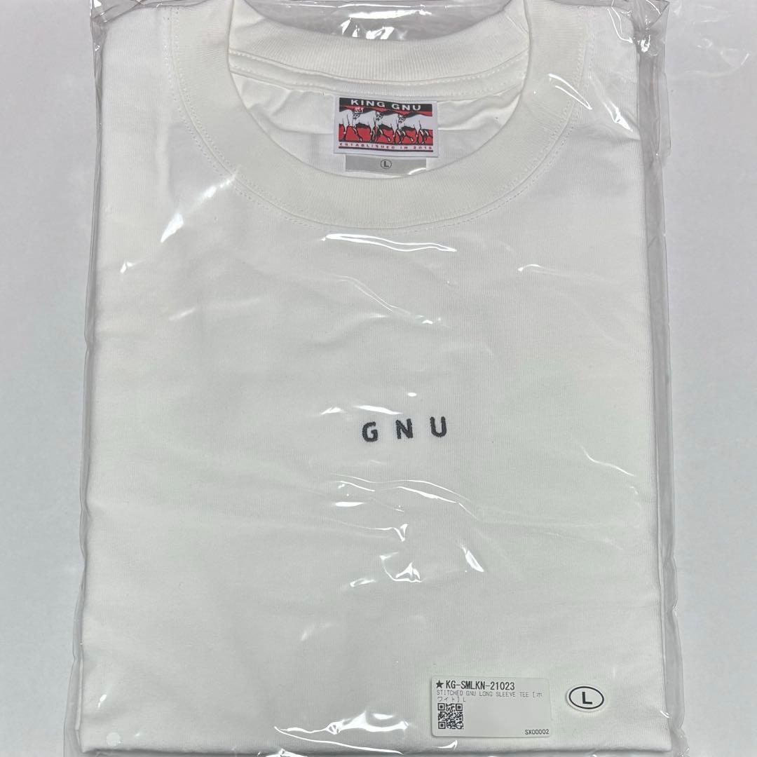 King Gnu stitched gnu long sleeve tee 白