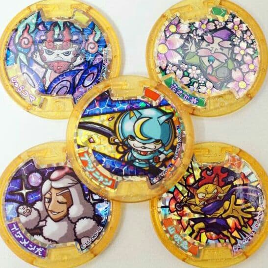 妖怪ウォッチ ブシニャン等レジェンドメダル5枚＆オマケ