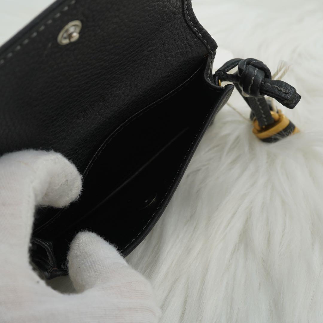 新品未使用品　箱付き　Chloe クロエ　小銭入れ　ケース　ブラック