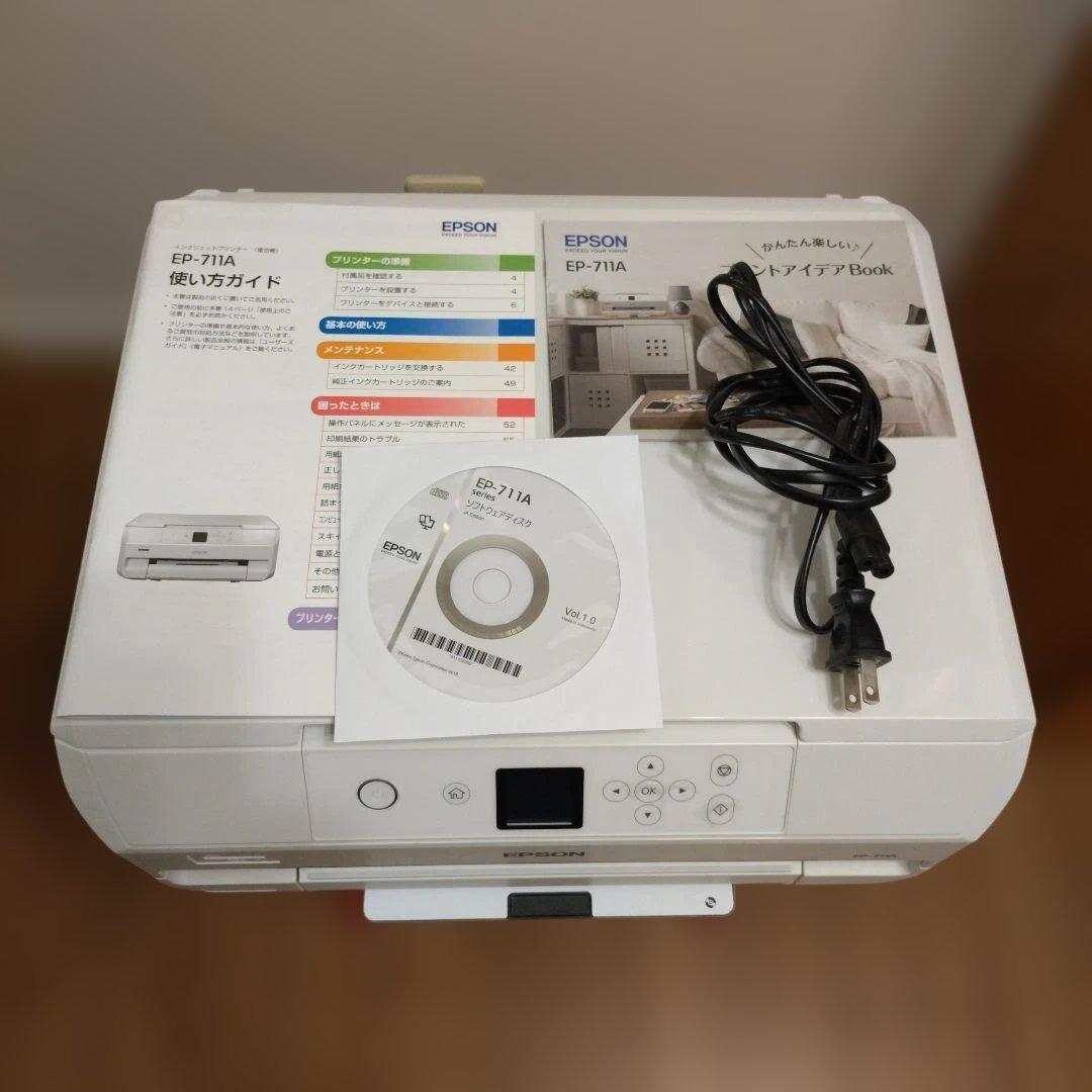 [ジャンク品] EPSON EP-711A インクジェットプリンター 本体