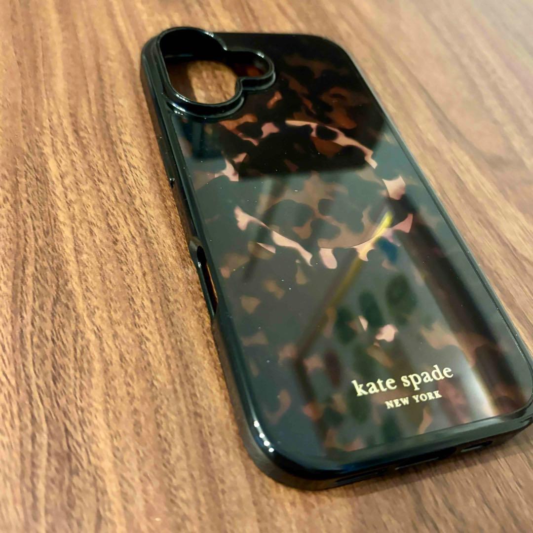 ケイトスペード iPhone17ケース べっこう MagSafe
