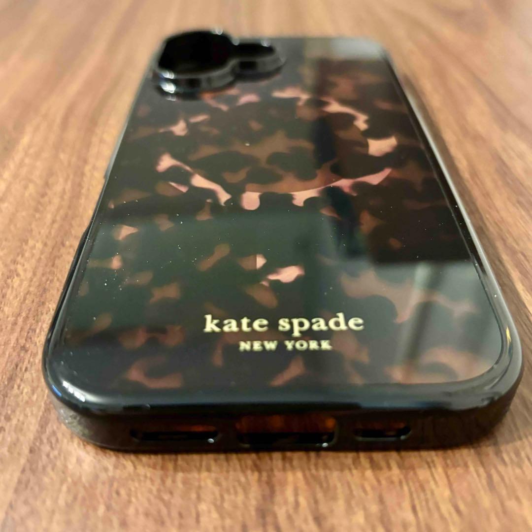ケイトスペード iPhone17ケース べっこう MagSafe