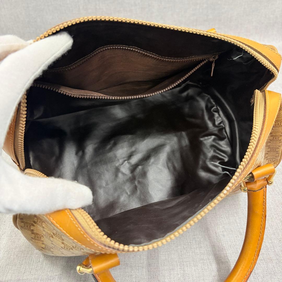 CELINE セリーヌ マカダム トリオンフ ハンドバッグ ミニボストン PVC