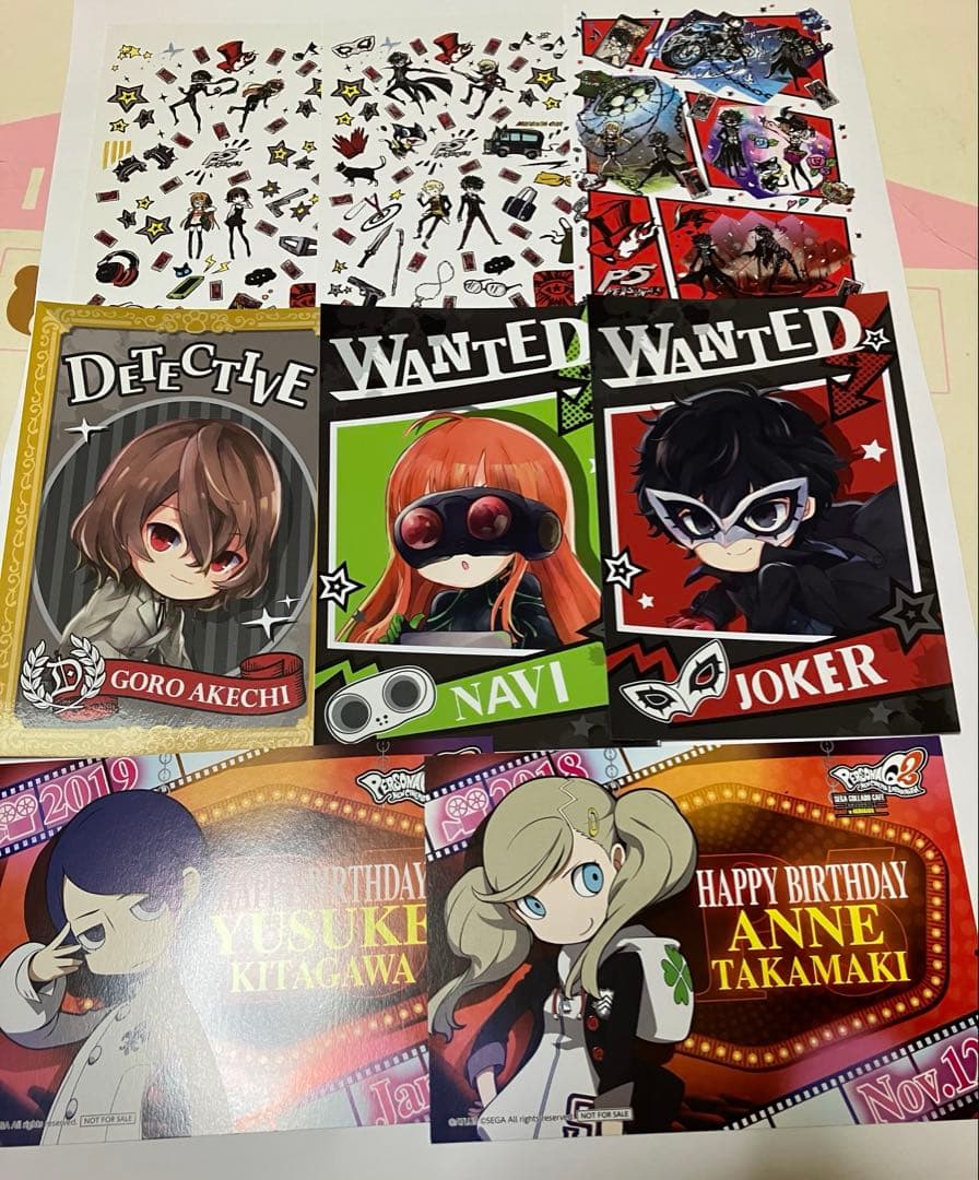 ペルソナ5 他 ポスカ、コースター類