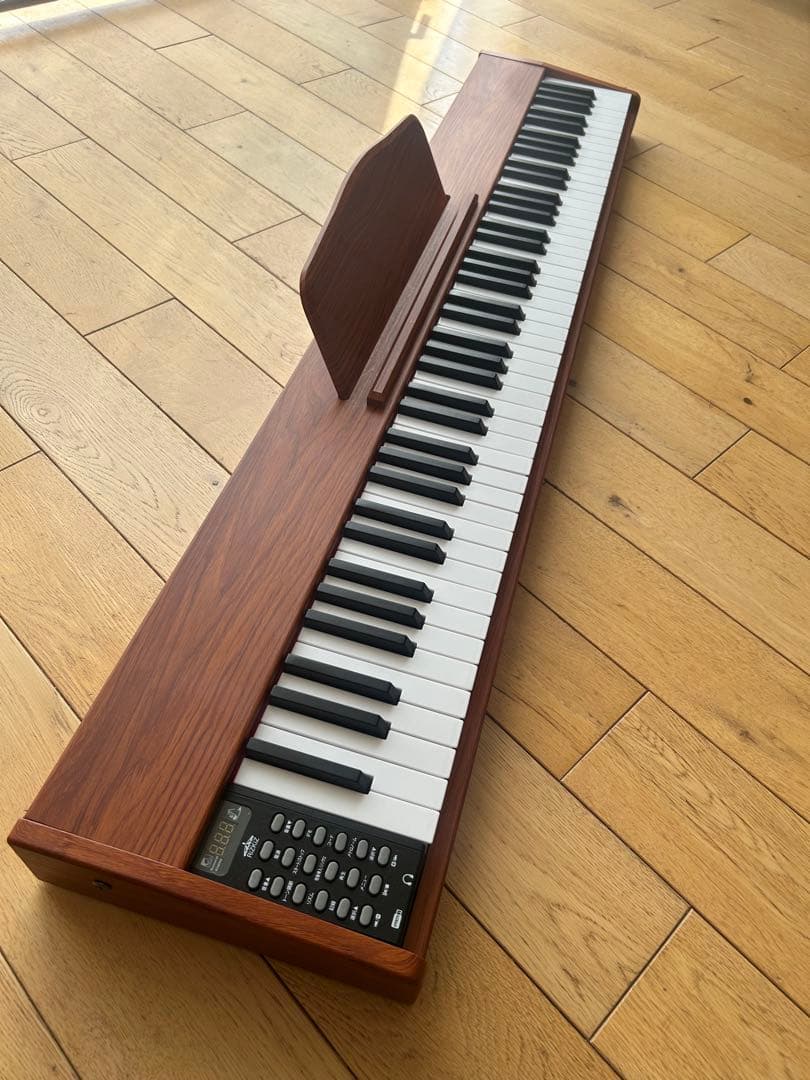 RIZKIZ 88鍵電子ピアノ ウッド調