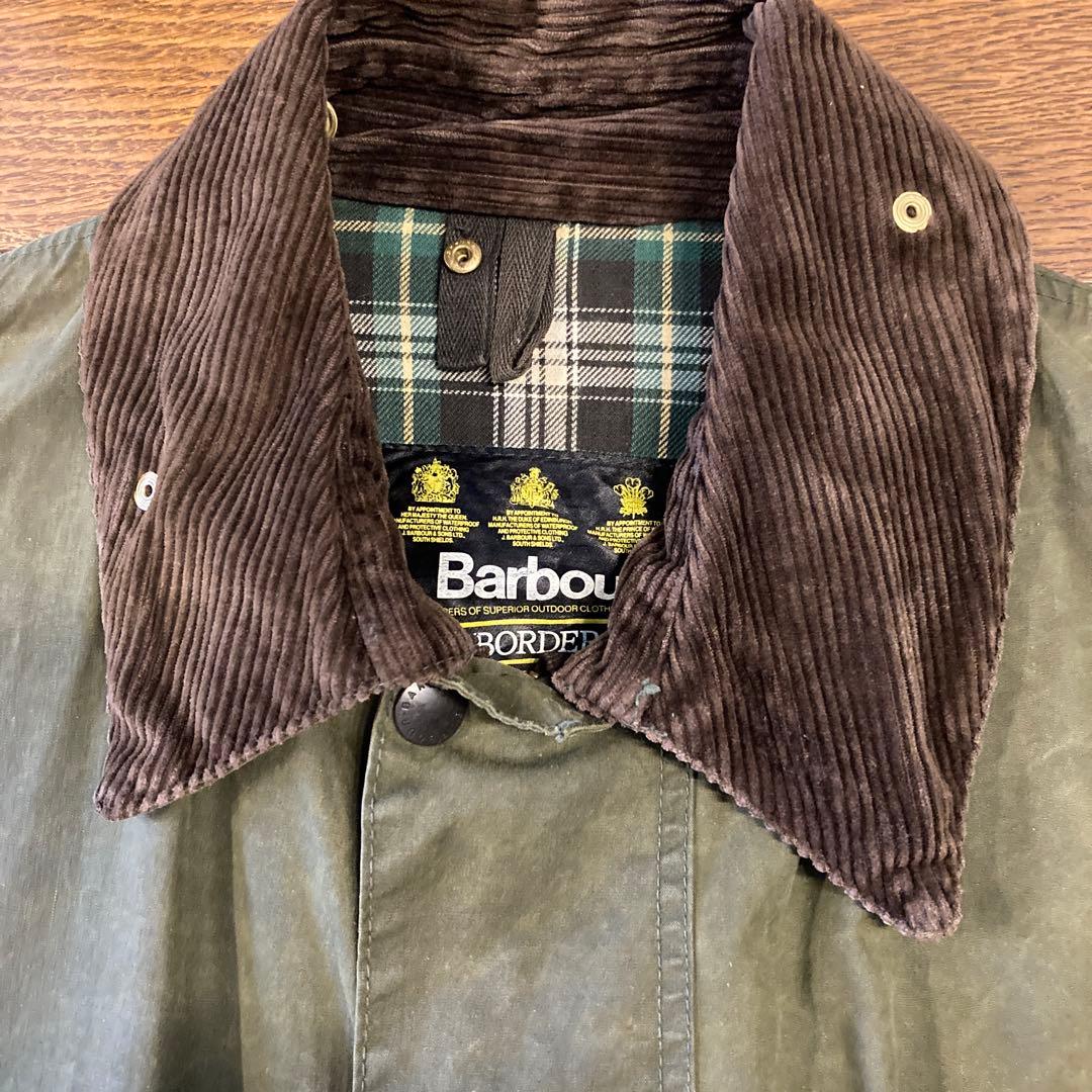 Barbourバブアー　BORDER ボーダー ワックスジャケット