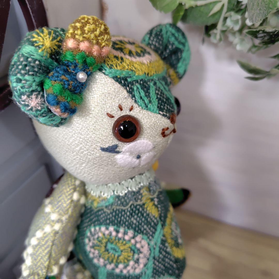 ミナペルホネン＊ハンドメイド＊ぬいぐるみ＊テディベア＊79