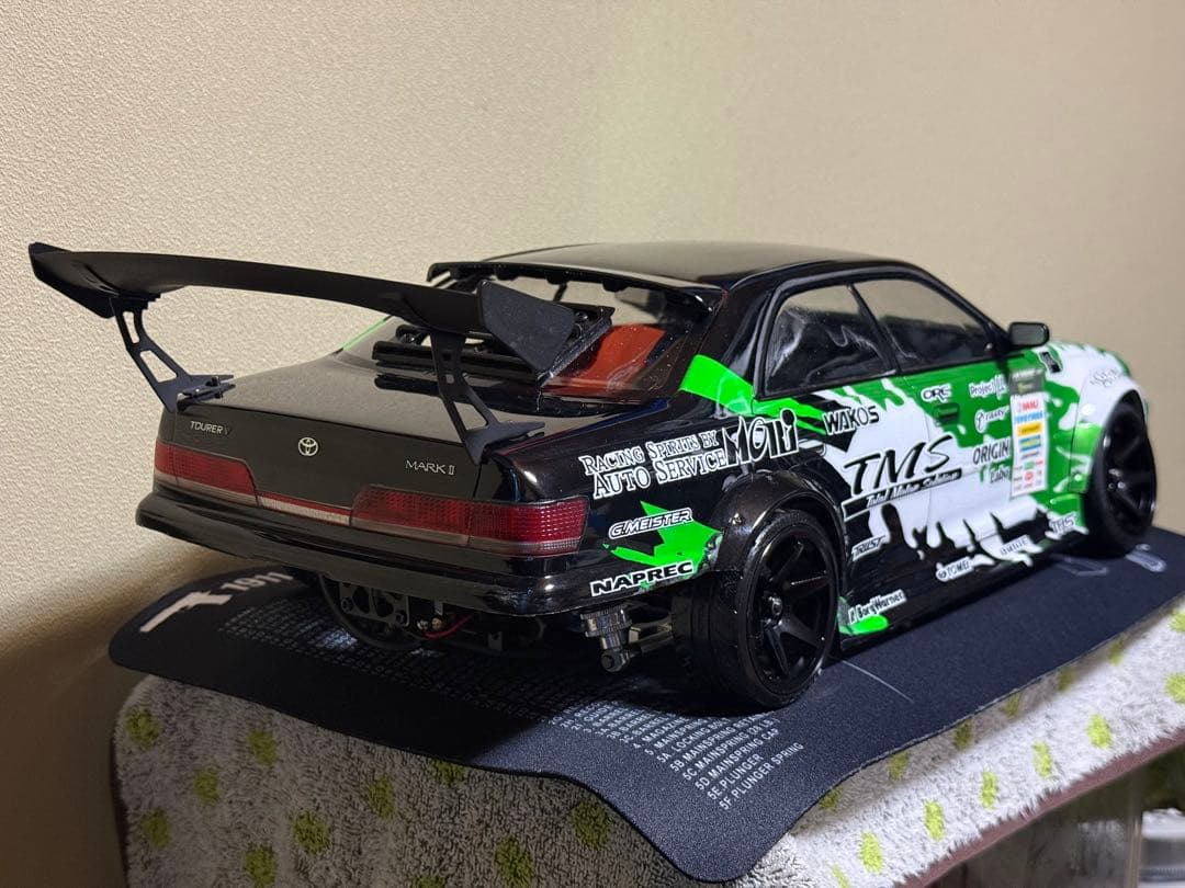 オーバードーズ JZX100 マークII TMS 高橋和己号 ラジコンボディ