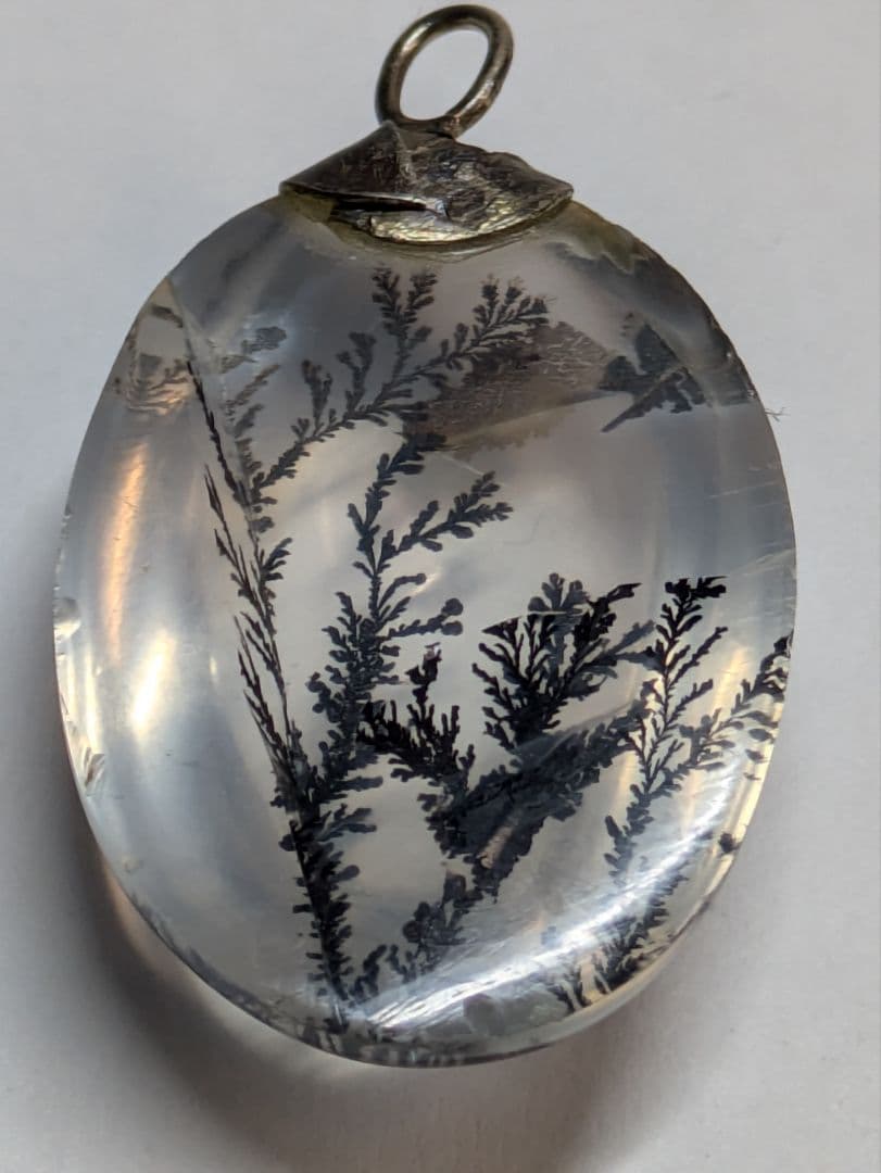 デンドリティッククォーツ 　ペンダントトップ　ビンテージ　デンドライト