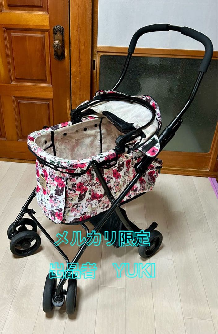 CRYSTAL BALL 花柄ペットカート