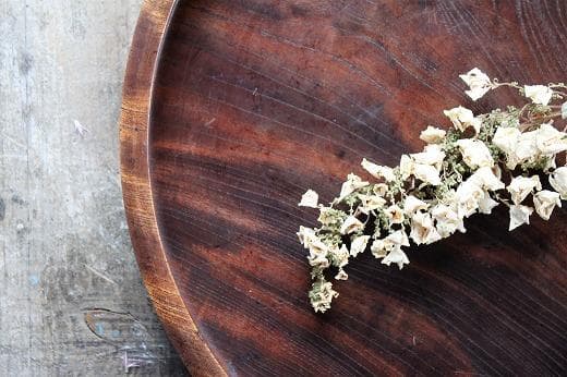 品番　z-0664 欅丸盆　大　お盆　茶道具　古民家　カフェ