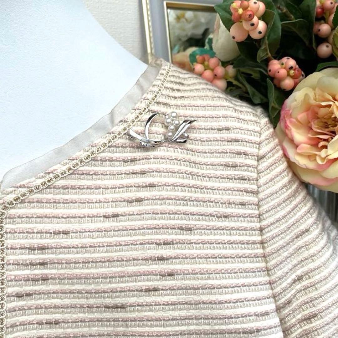 ミキモト　ブローチ　「はなかご」　ケース付き