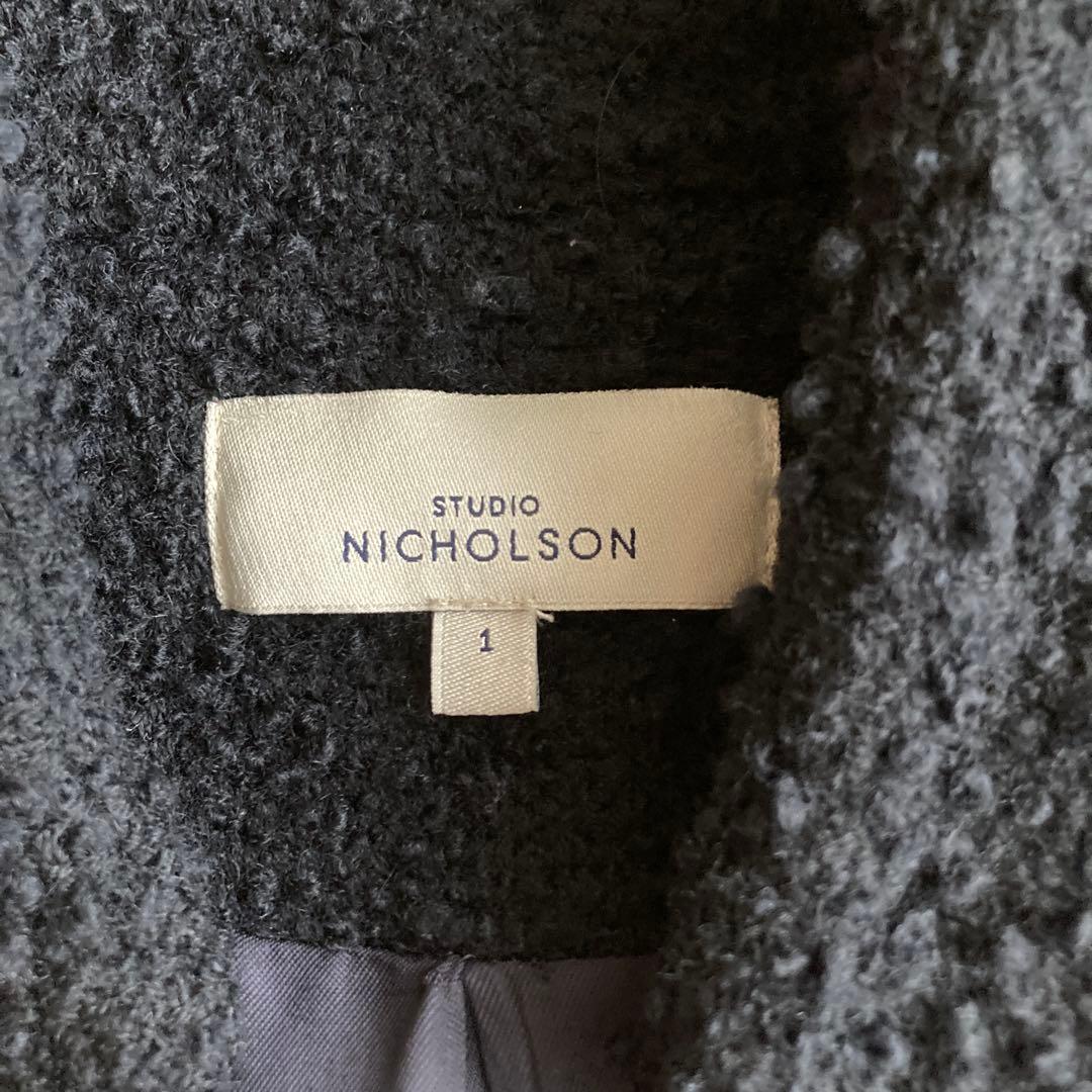 STUDIO NICHOLSON ネイビー チェスターコート サイズ1