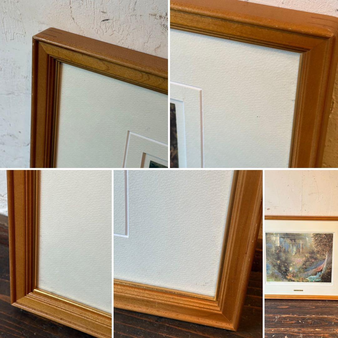 ⑧ 絵画 リトグラフ セット 渡辺定雄 他 直筆サイン入 インテリア 額縁