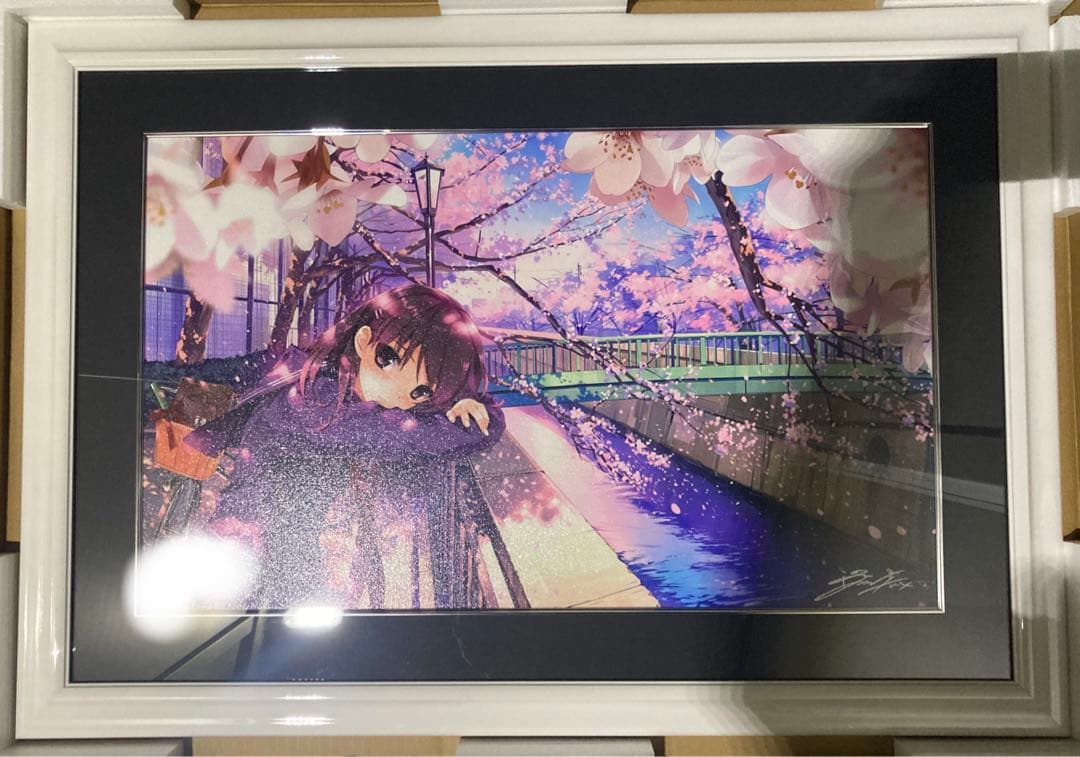 アールビバン　深崎暮人 版画 「GRADUATION C/E」 ミクスドメディア