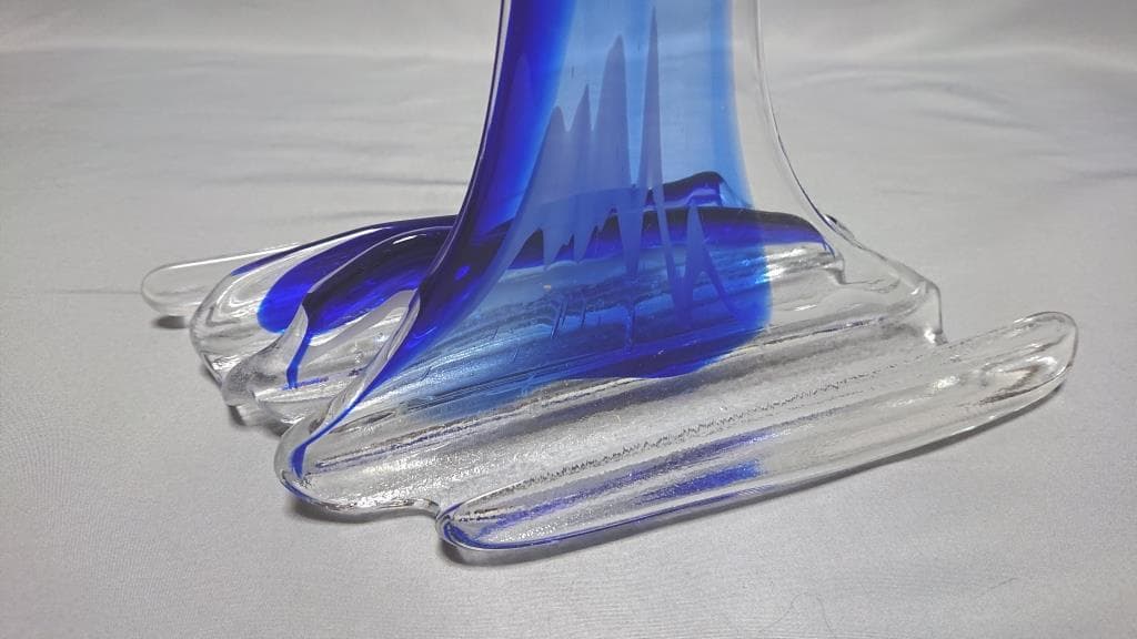 名家蔵出　作家伊藤絹子　オブジェ　「山水」　在銘　1989年　工芸展出品作