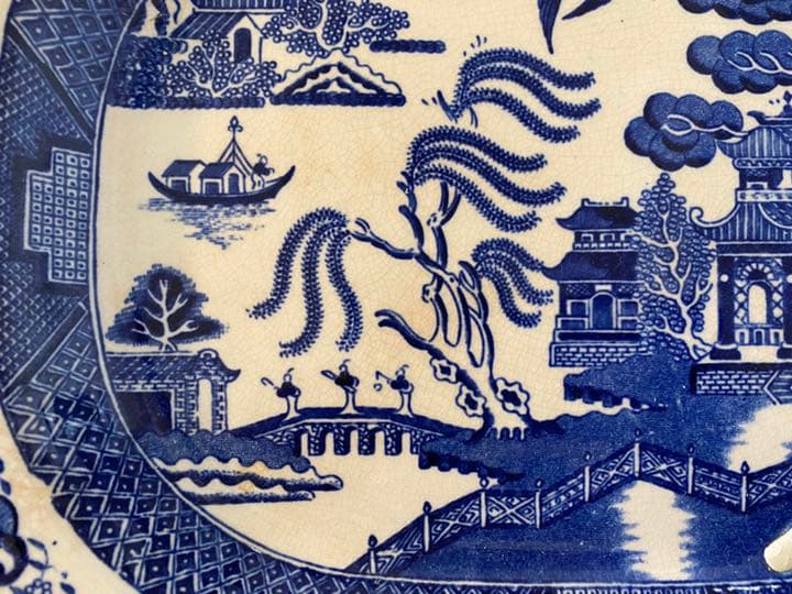 ウィロウパターン 大皿